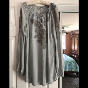 Mollorello  BoHo shirttail Dress